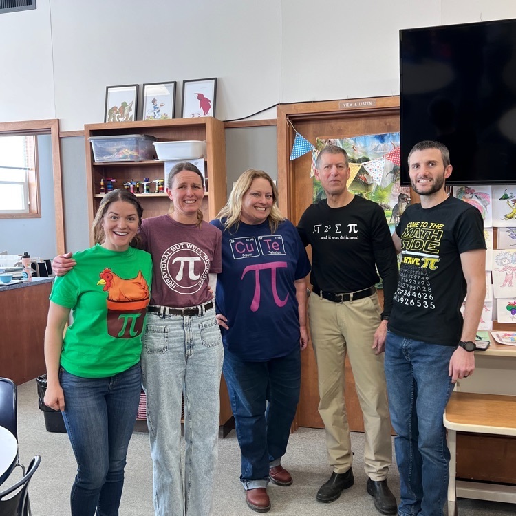 Some of our staff celebrating pi day! 